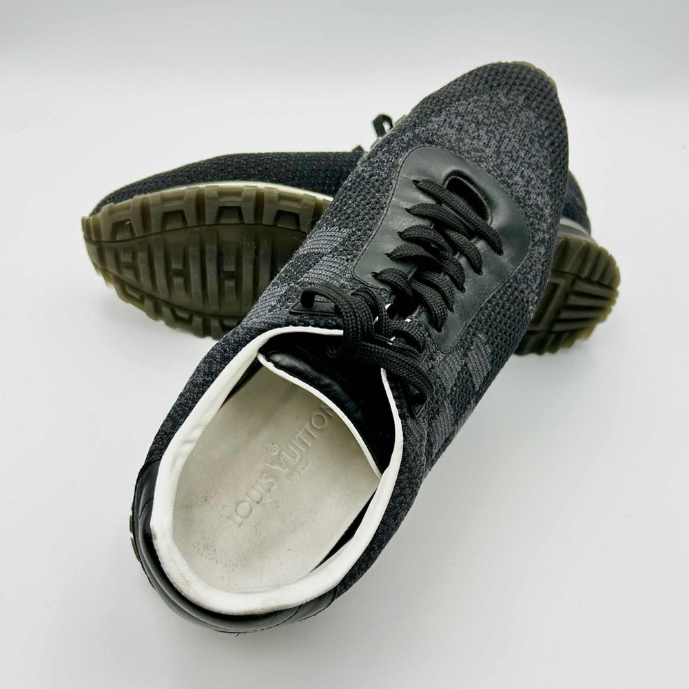 Louis Vuitton Rare Black and Tan Knit Sneakers, Size 41 US - Picture 5 of 7
